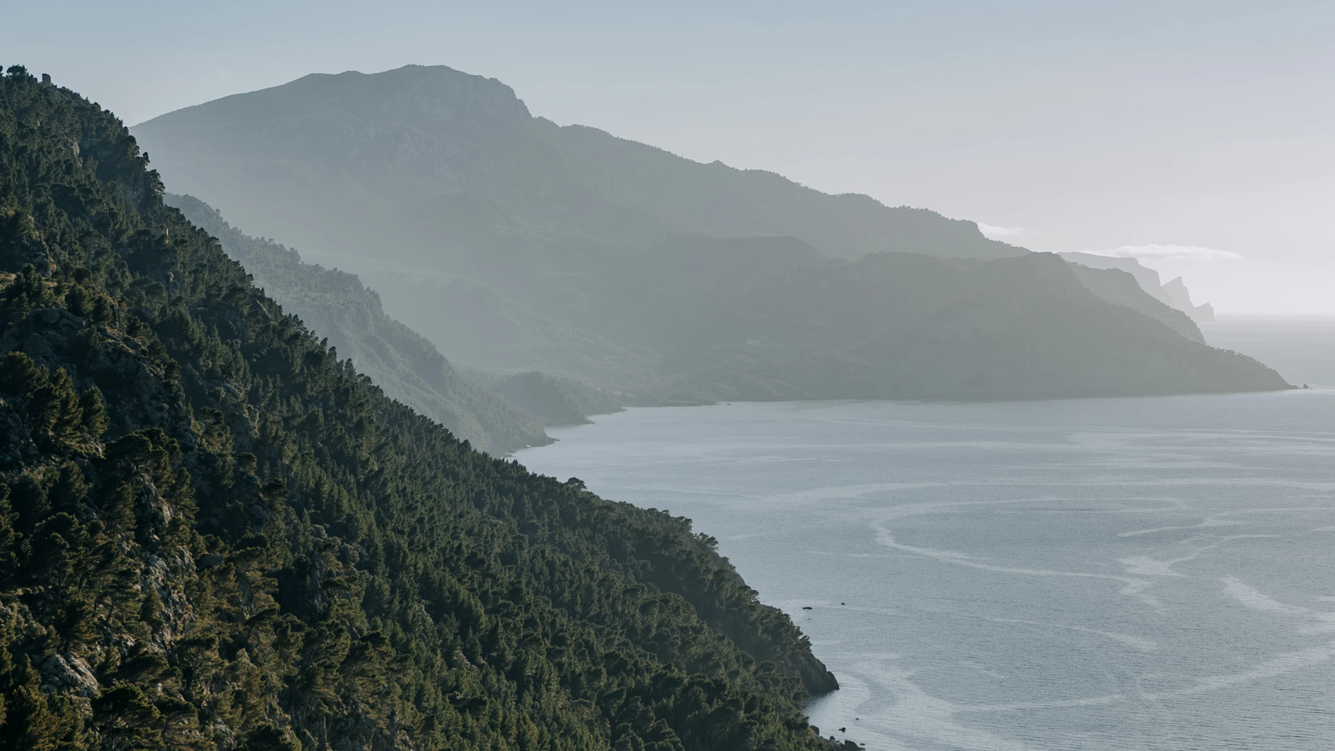 Vista aérea de la costa